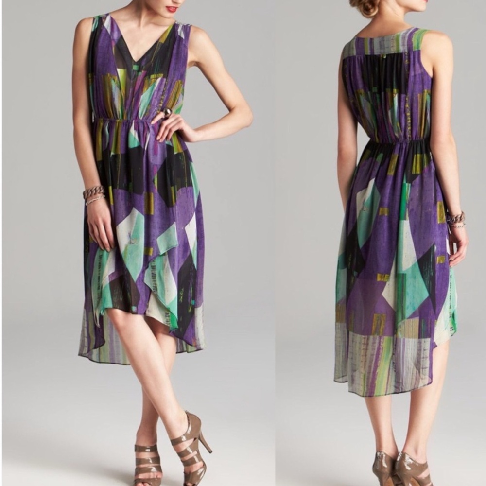 Kenneth Cole Abstract Print Dress - Size XL